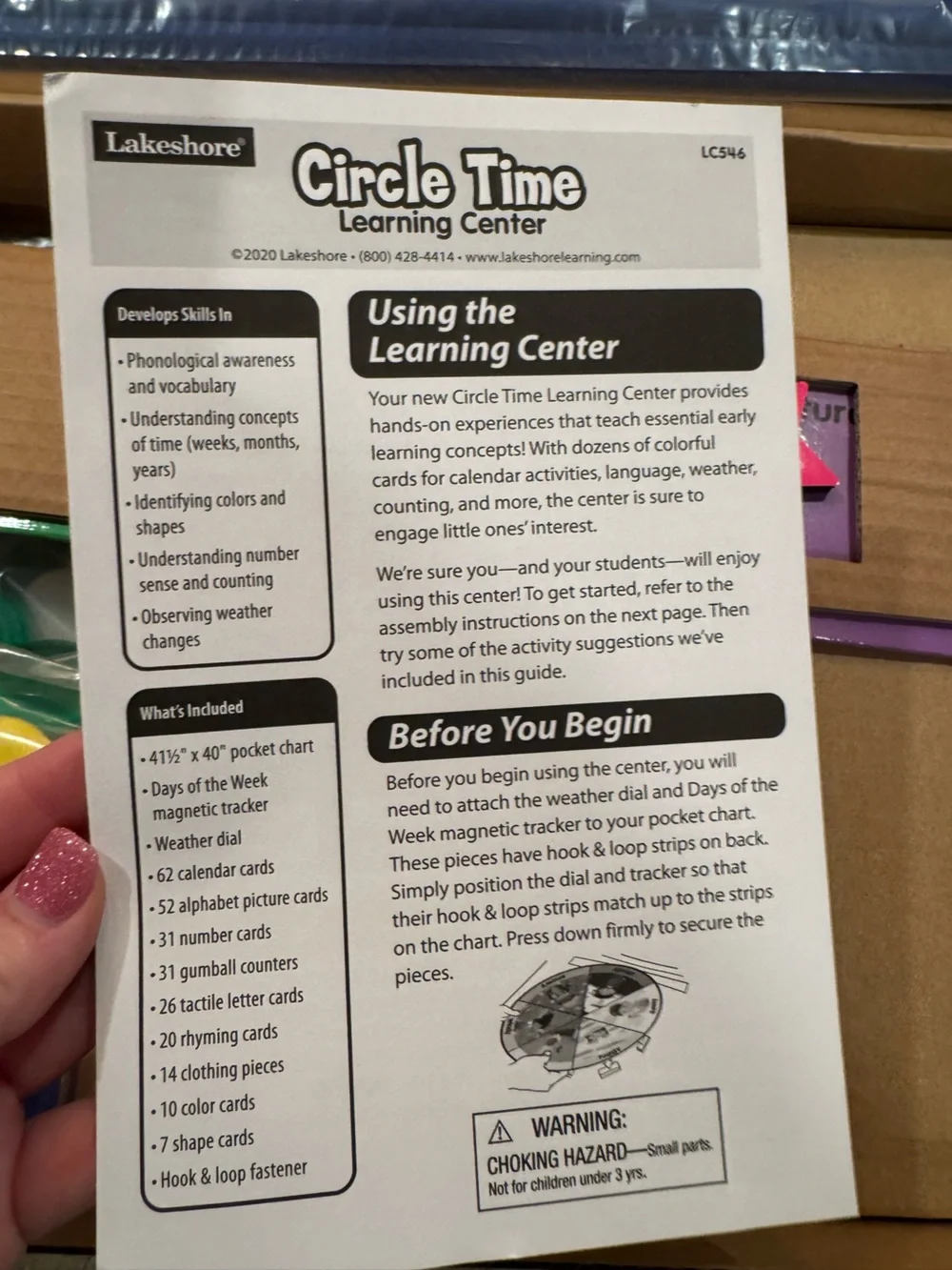 NEW Lakeshore Circle Time Learning Center